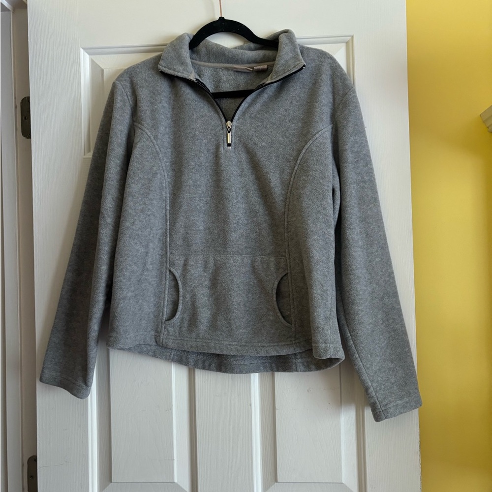 Mountain Lake Gray Fleece Pullover